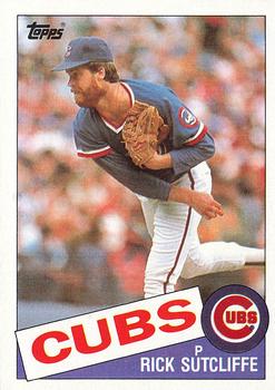 1984 Topps Traded Rick Sutcliffe Chicago Cubs #115T