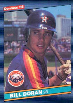 Bill Doran Jersey - Houston Astros 1986 Away MLB Baseball Throwback Jersey