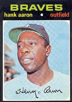 1972 Atlanta Braves v San Francisco Giants Baseball Program Hank Aaron Cover