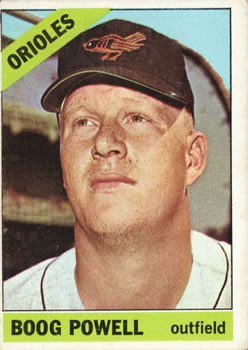 Boog Powell Signed 1963 Topps Baseball Card - Baltimore Orioles