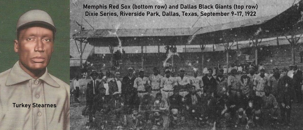 September 9-17, 1922: Turkey Stearnes and Memphis Red Sox defeat