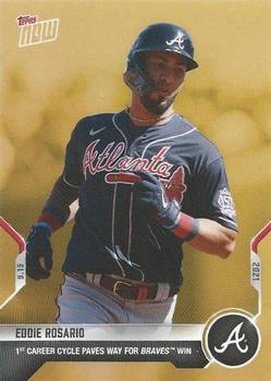 September 19, 2021: Braves' Eddie Rosario hits for the cycle on