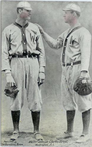 Baseball Player Walter Johnson by Bettmann