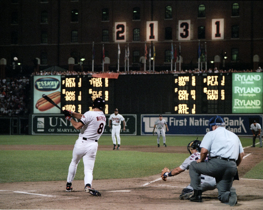 September 6, 1995: Cal Ripken surpasses Lou Gehrig's 'unbreakable' record  with 2,131st consecutive game – Society for American Baseball Research