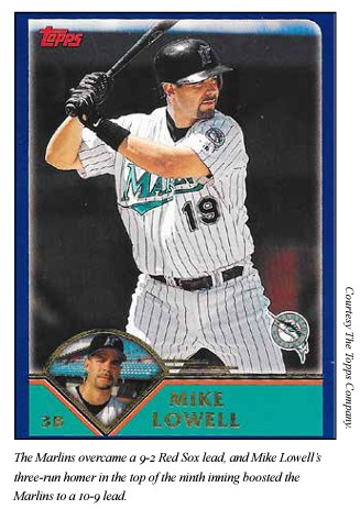 June 28, 2003: Marlins redeem themselves from blowout with late rally  against Red Sox – Society for American Baseball Research