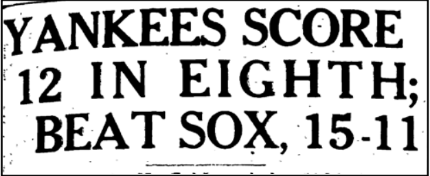 Yankees score eight runs in 8th, 07/29/2022
