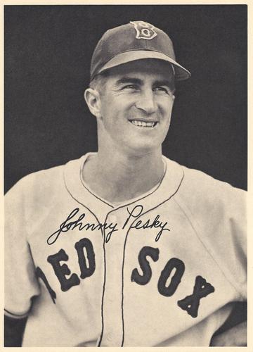 Johnny Pesky, shortstop of the Boston Red Sox, is pictured, 1946