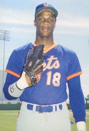 New York Mets George Foster crosses the plate at a second-inning