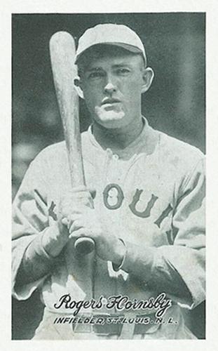 Rogers Hornsby, forever overshadowed by Babe Ruth : r/baseball