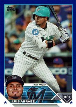 April 11, 2023: Luis Arráez becomes first Marlin to hit for the
